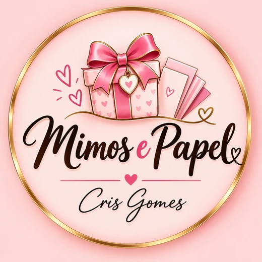 Identidade visual Mimos e Papel Cris Gomes